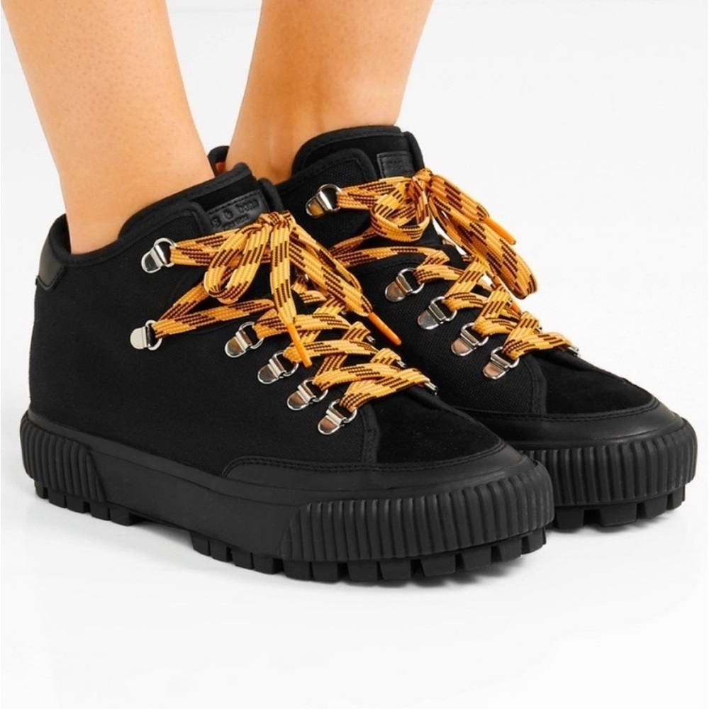 Rag & Bone Army Hiker Low Boots Black